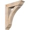 Ekena Millwork Thorton Traditional Smooth Bracket w/ Offset Brace, Douglas Fir, 7 1/2"W x 30"D x 36"H BKT0806X30X36THR01SDF - alternate 1
